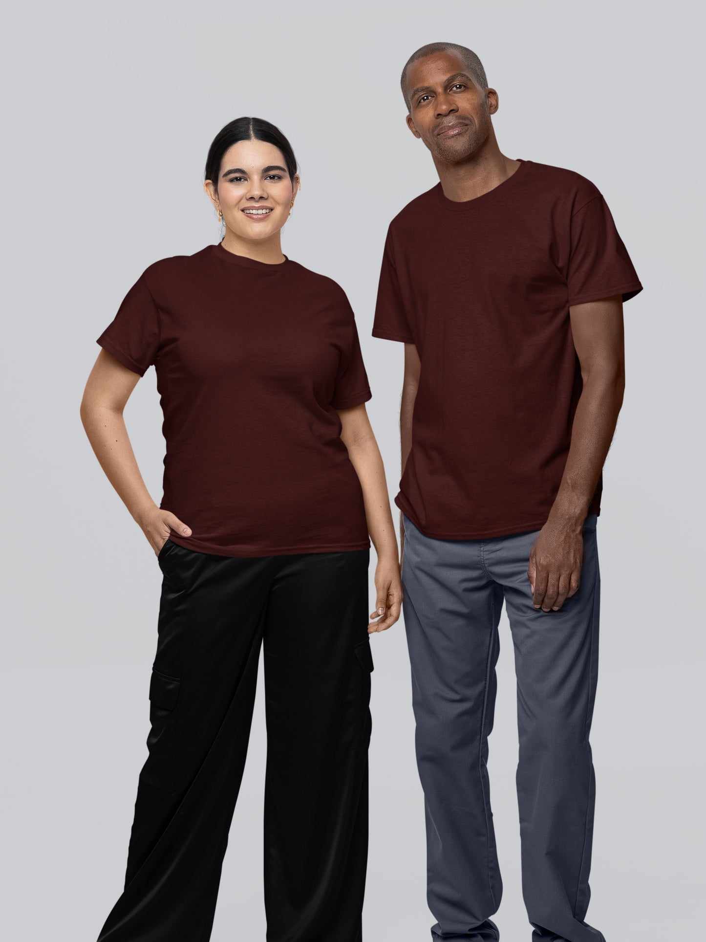 Customised Unisex Cotton T-Shirt | Maroon