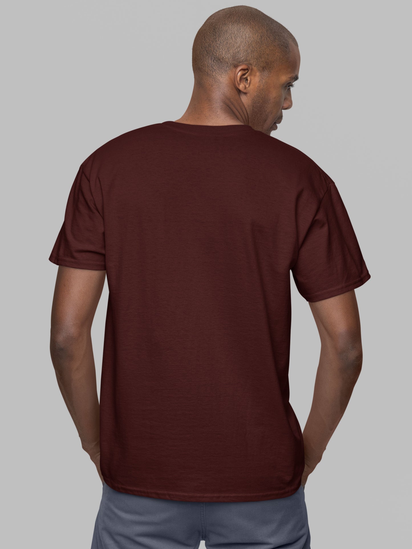 Customised Unisex Cotton T-Shirt | Maroon