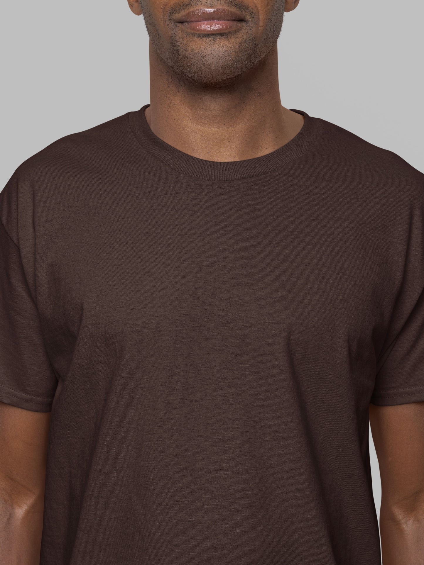 Customised Unisex Cotton T-Shirt | Brown