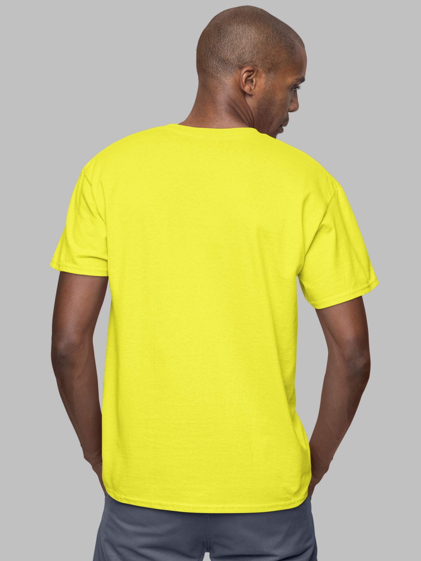 Customised Unisex Cotton T-Shirt | Yellow