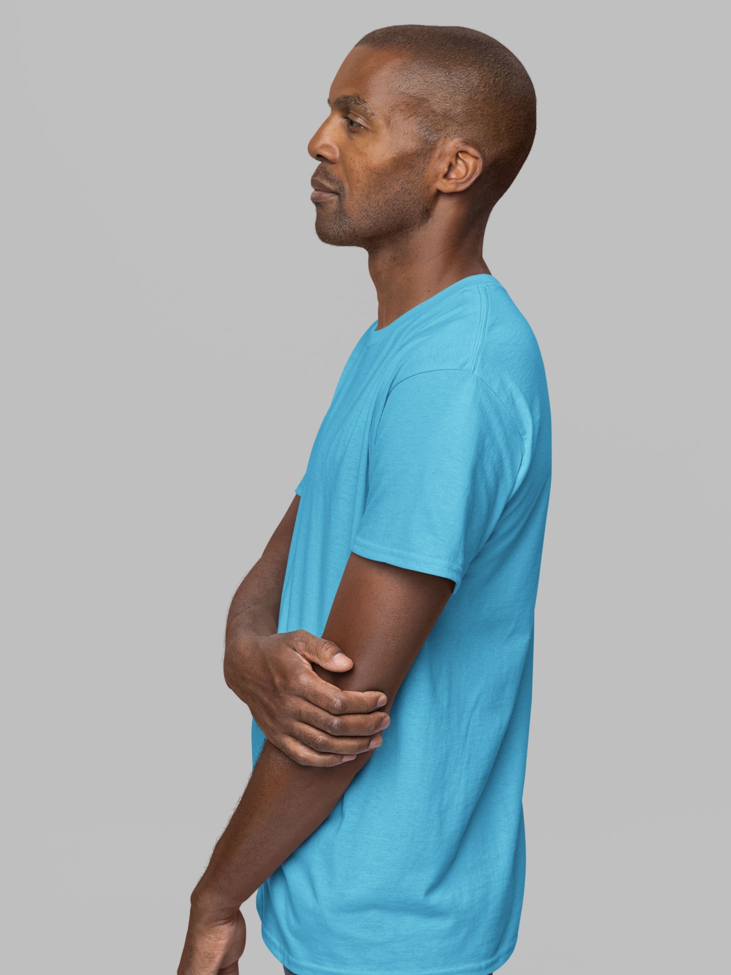 Customised Unisex Cotton T-Shirt | Sky