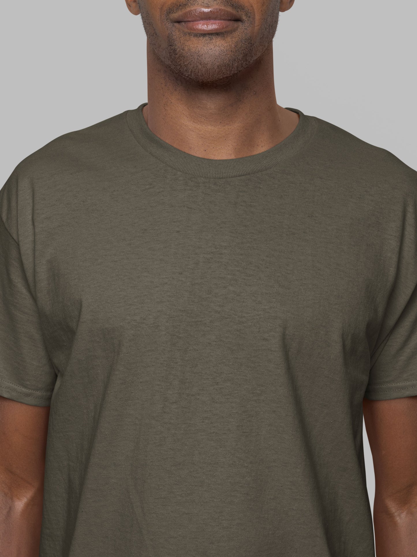 Customised Unisex Cotton T-Shirt | Olive