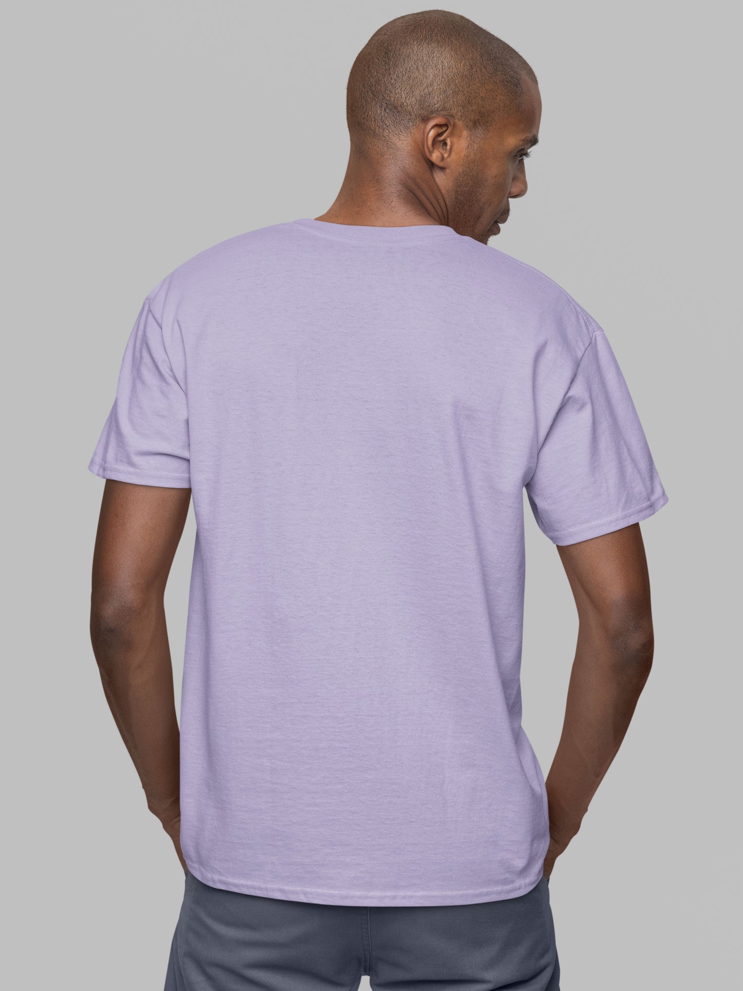 Customised Unisex Cotton T-Shirt | Lavender