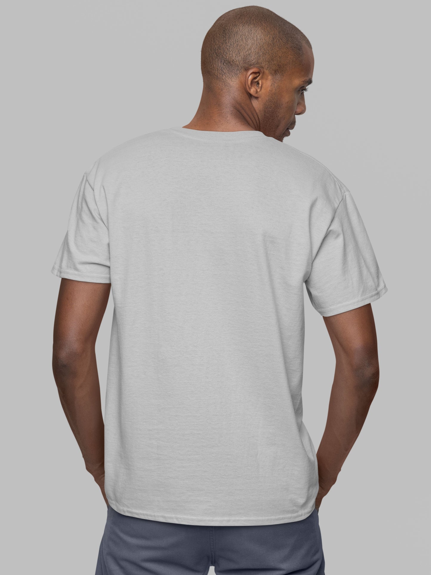 Customised Unisex Cotton T-Shirt | Grey