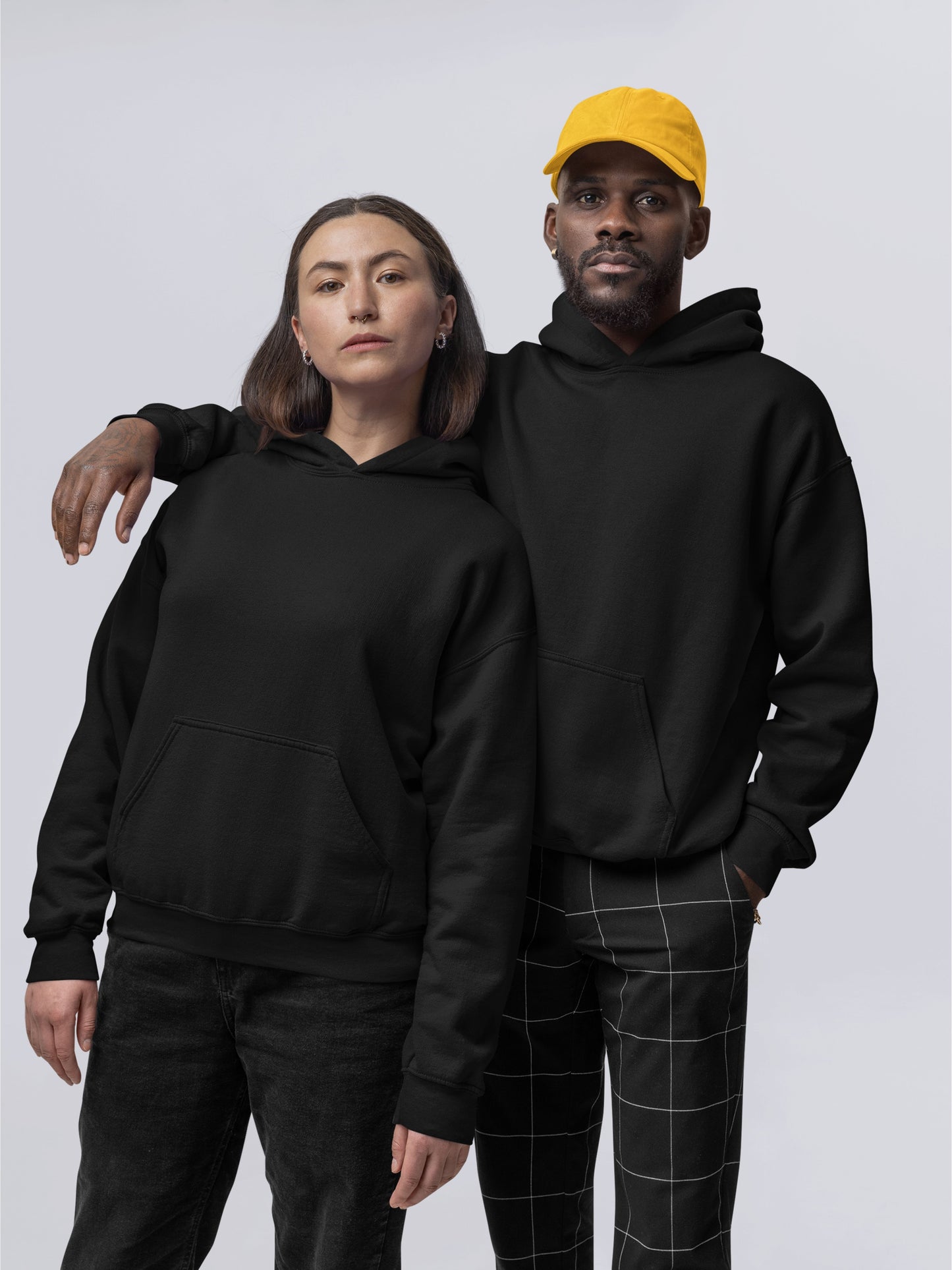 Customised Unisex Hoodie | Black