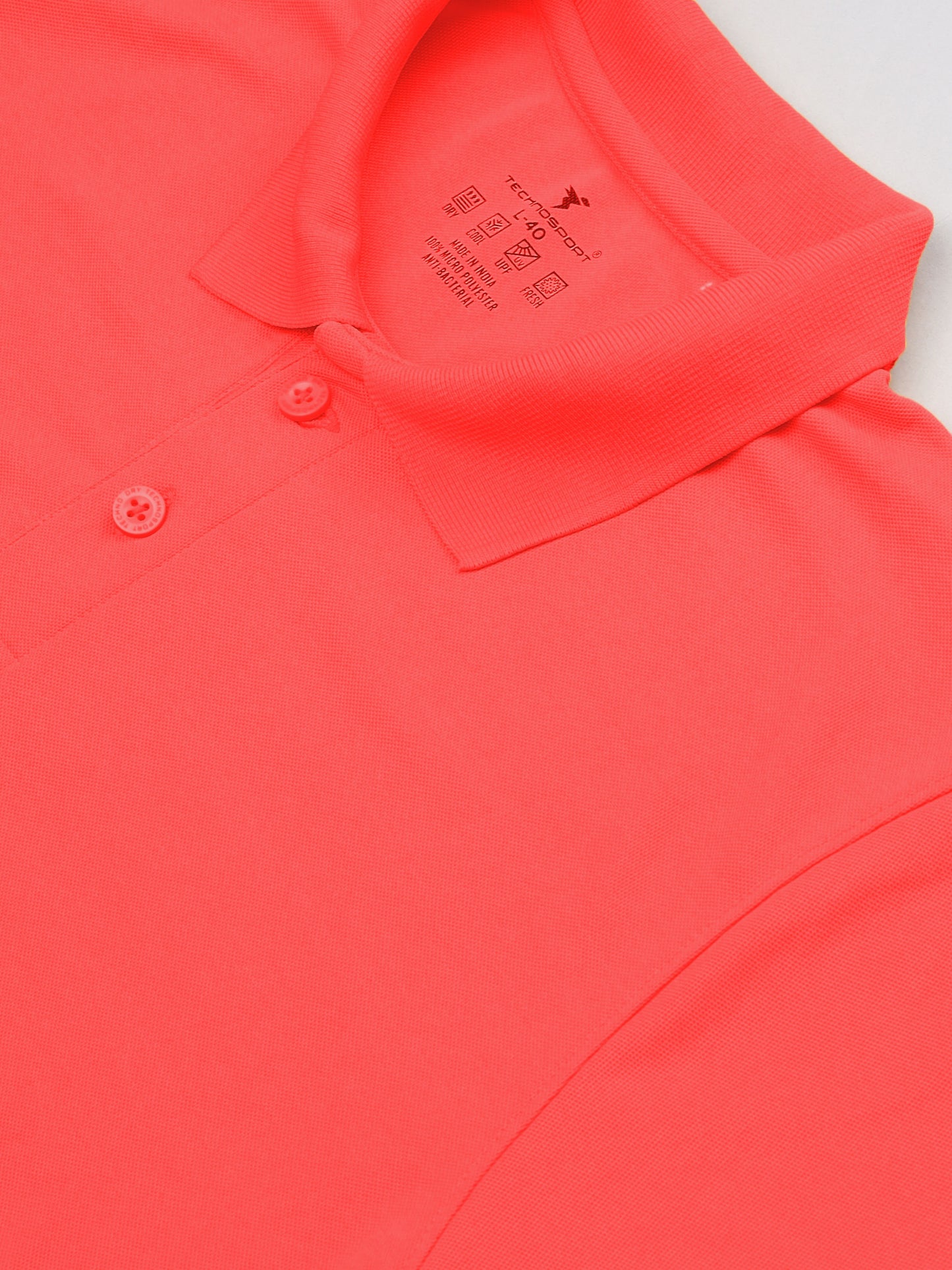 Customised Pique Polo | Coral