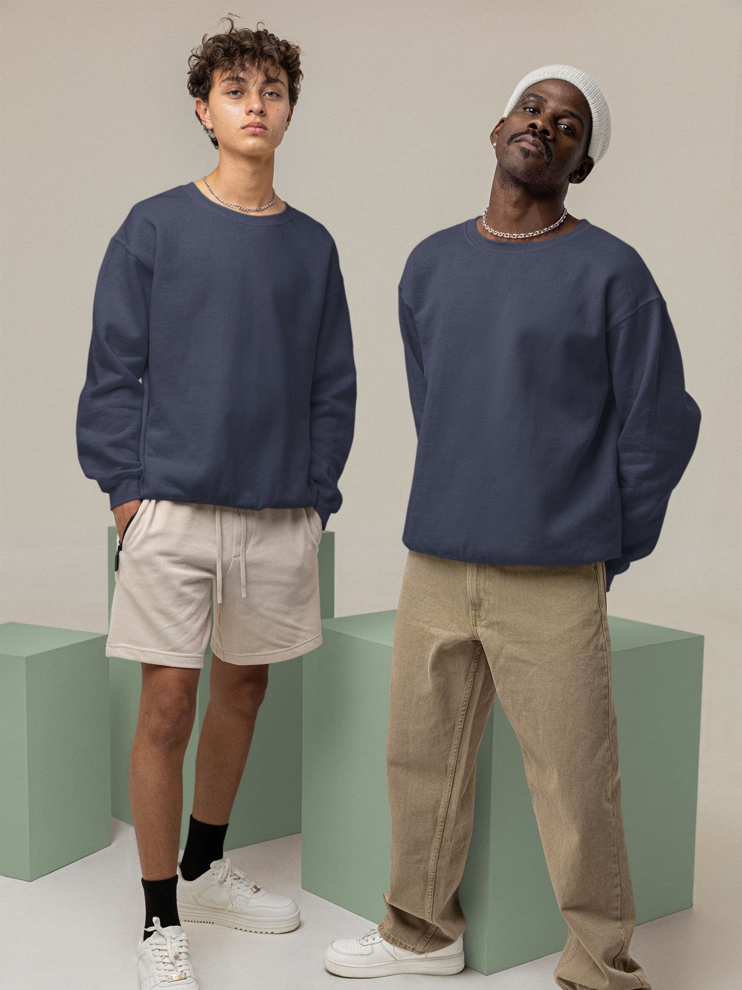 Customised Unisex Sweatshirt | Navy