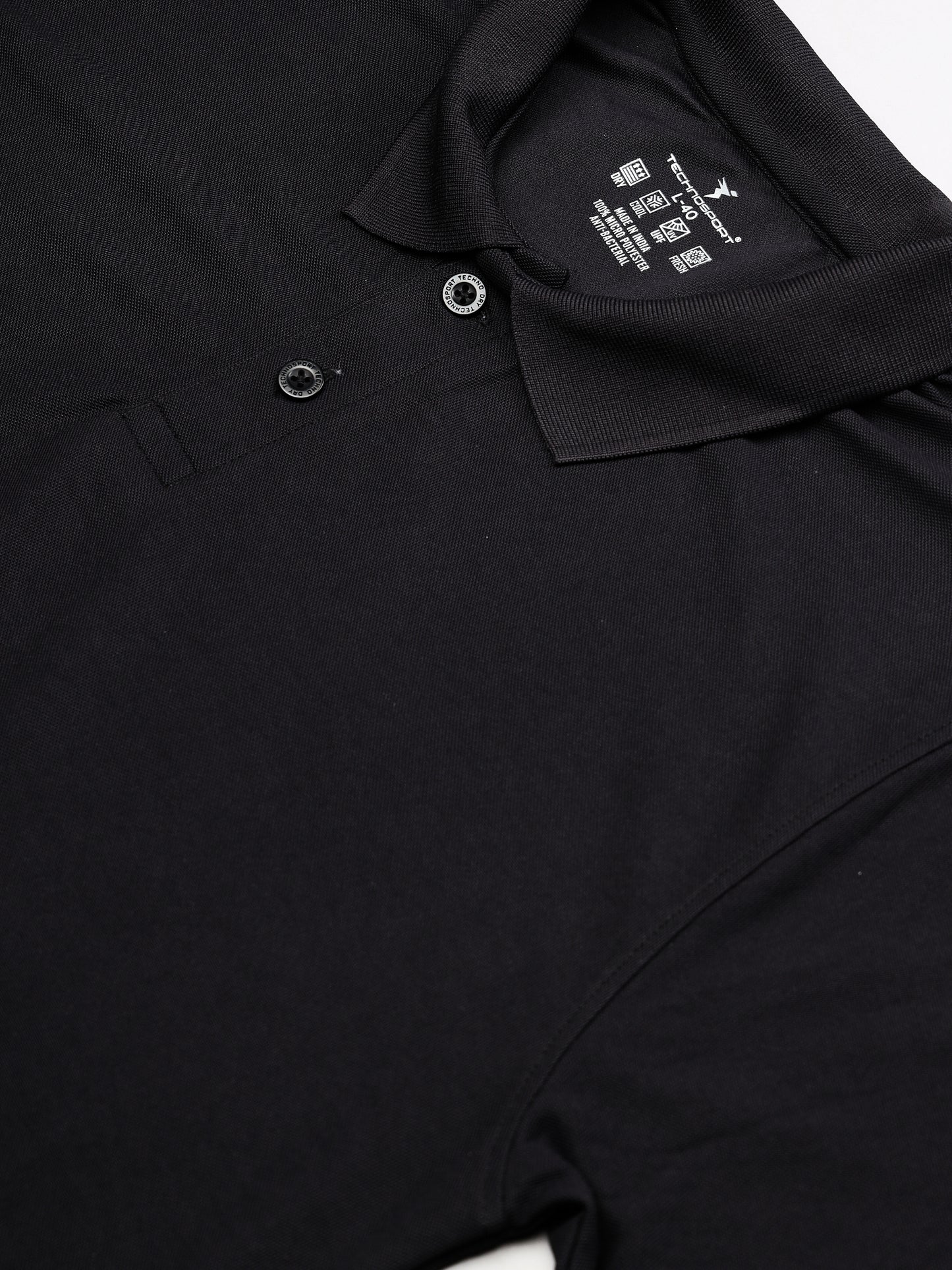 Customised Pique Polo | Black