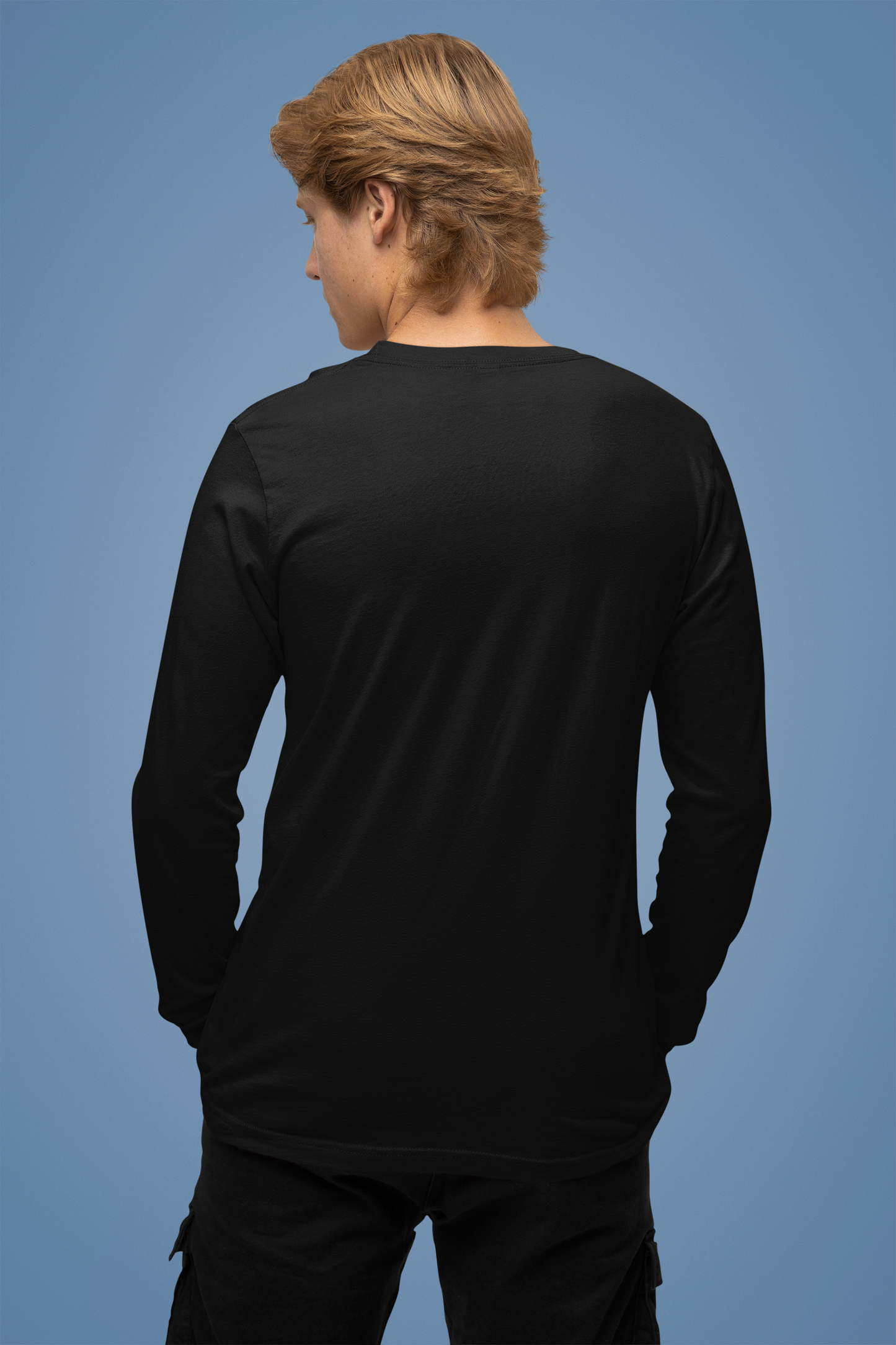 Full-Sleeve T-Shirt | Black