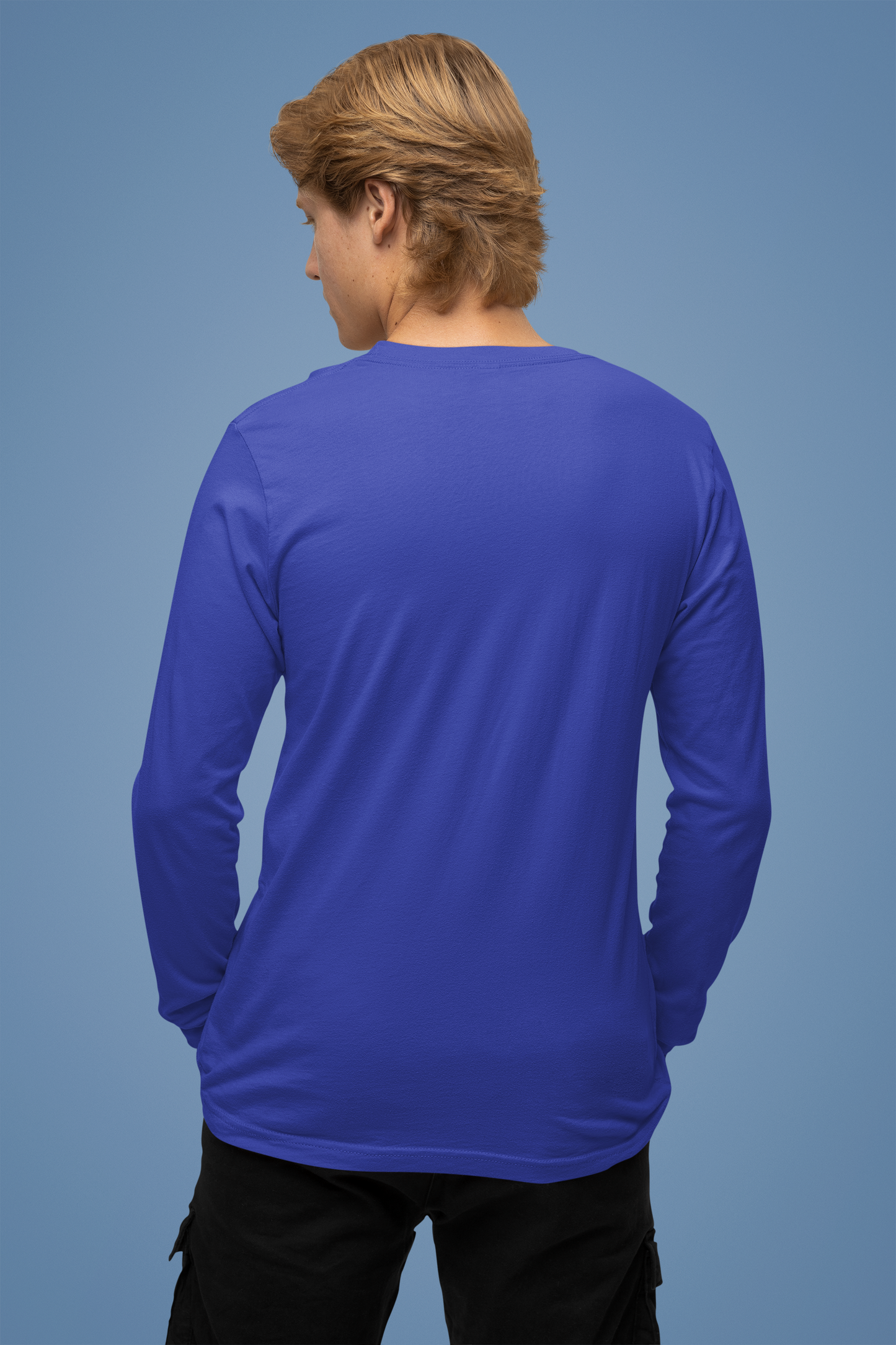 Full-Sleeve T-Shirt | Blue