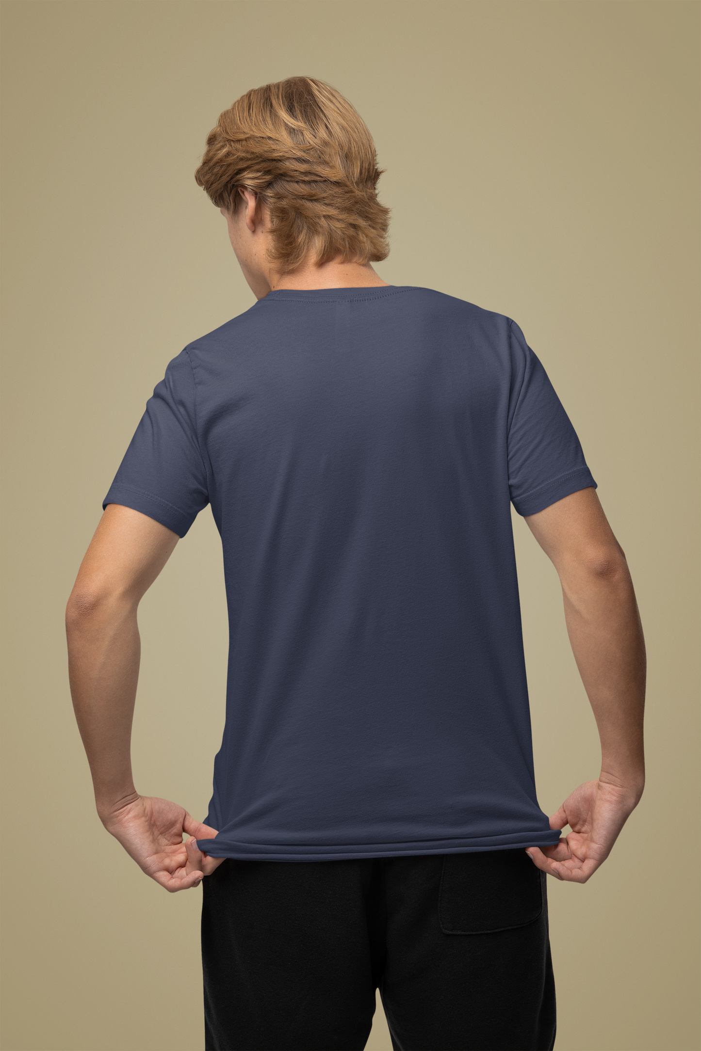 Customised Supima T-Shirt | Navy