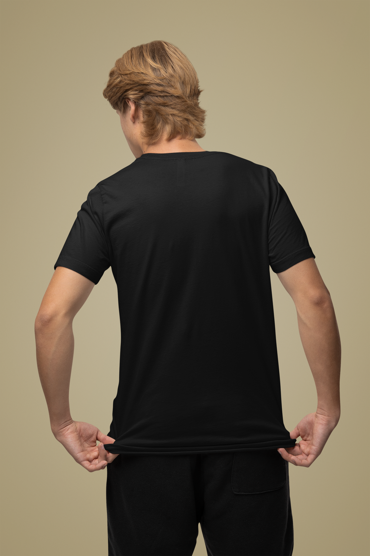 Customised Supima T-Shirt | Black