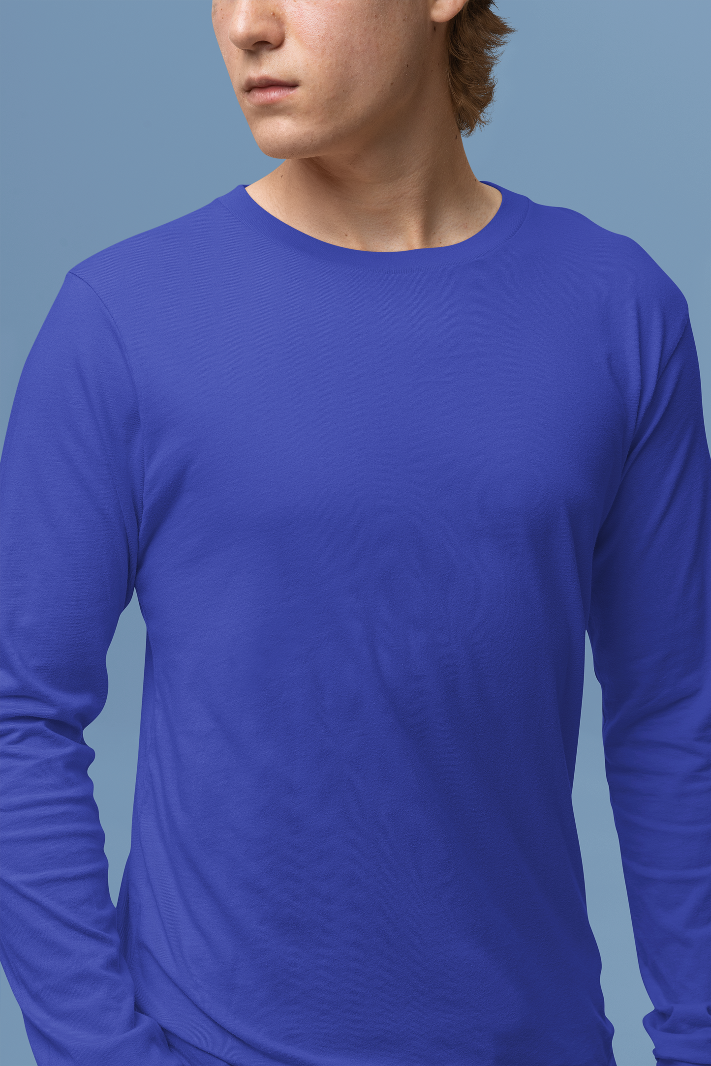 Full-Sleeve T-Shirt | Blue