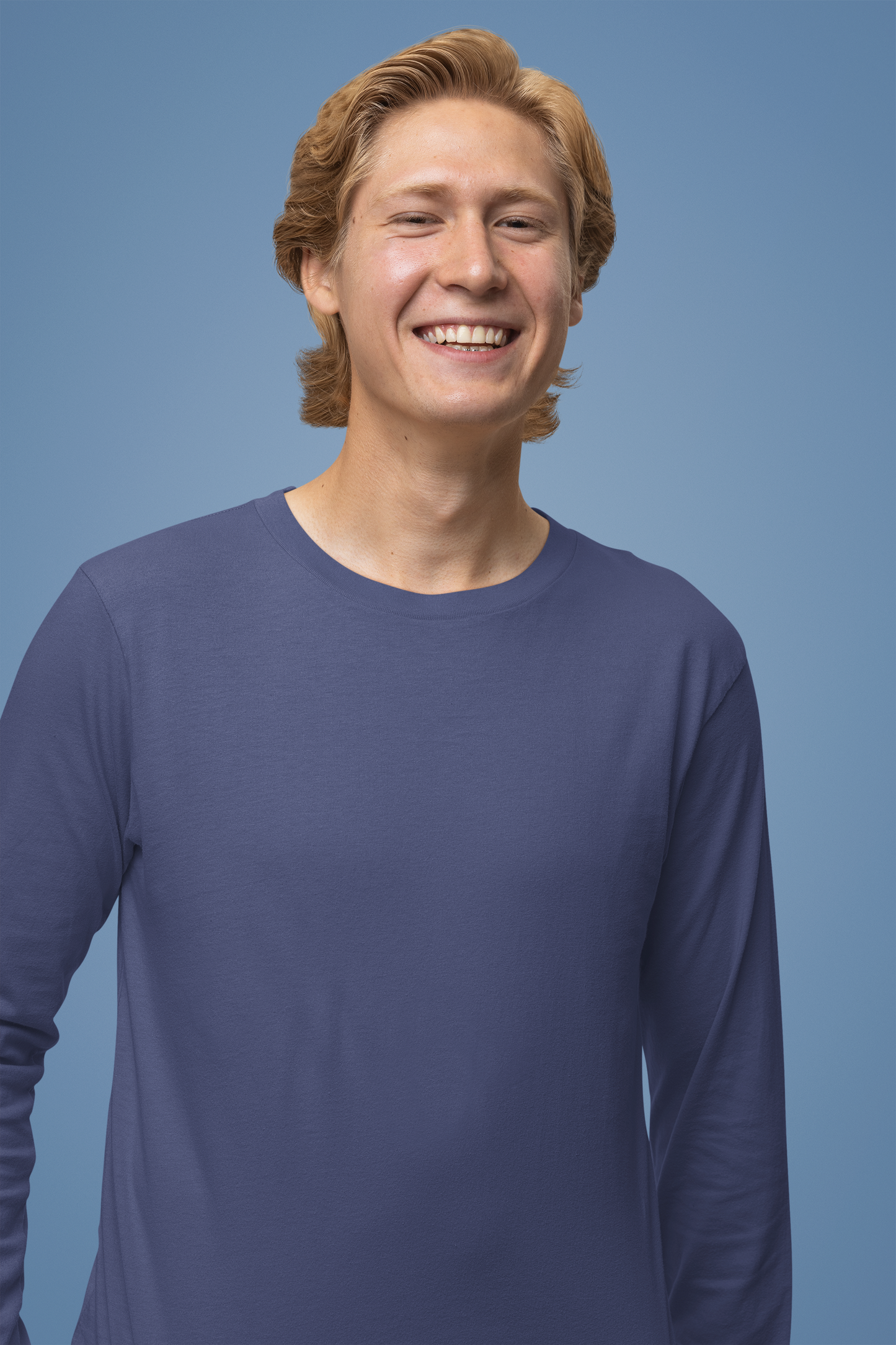 Full-Sleeve T-Shirt | Navy