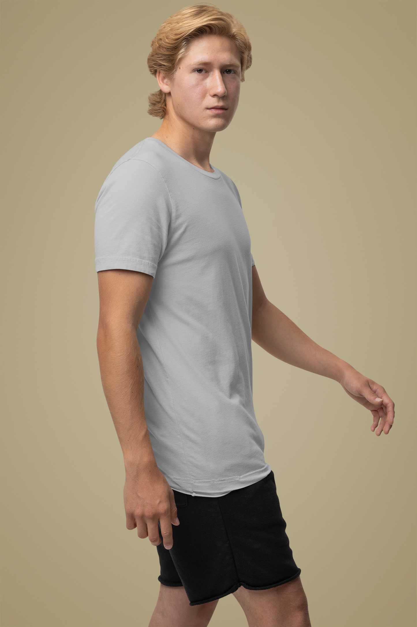 Customised Supima T-Shirt | Grey