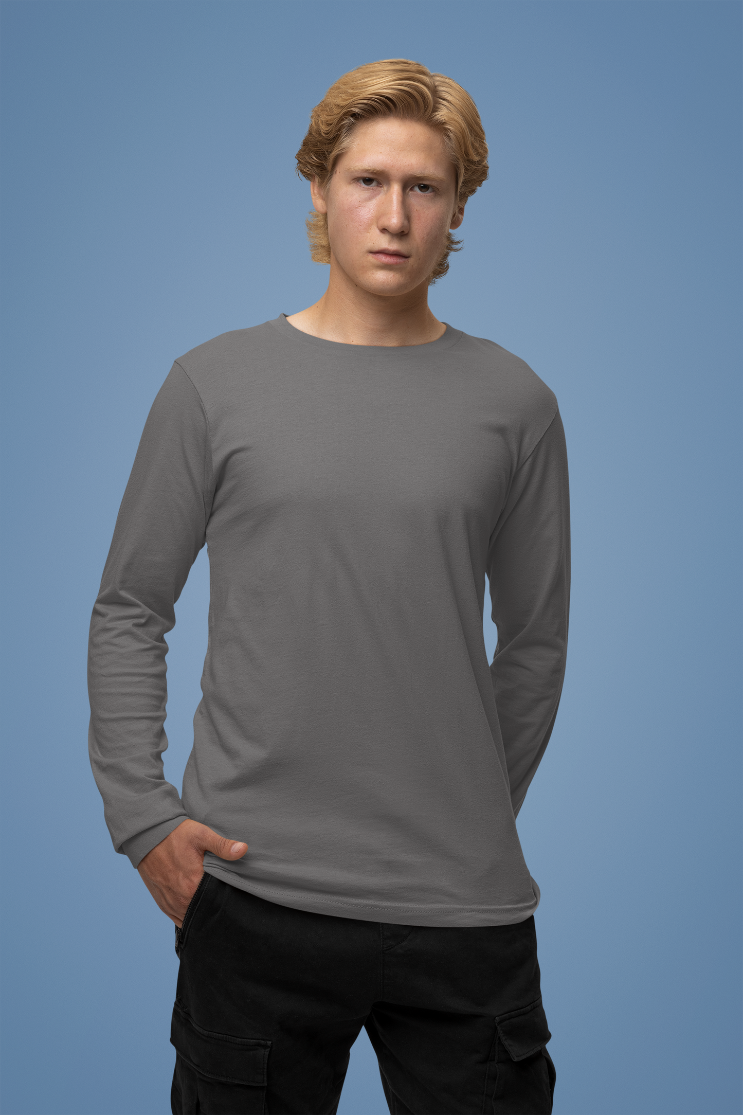 Full-Sleeve T-Shirt | Carbon
