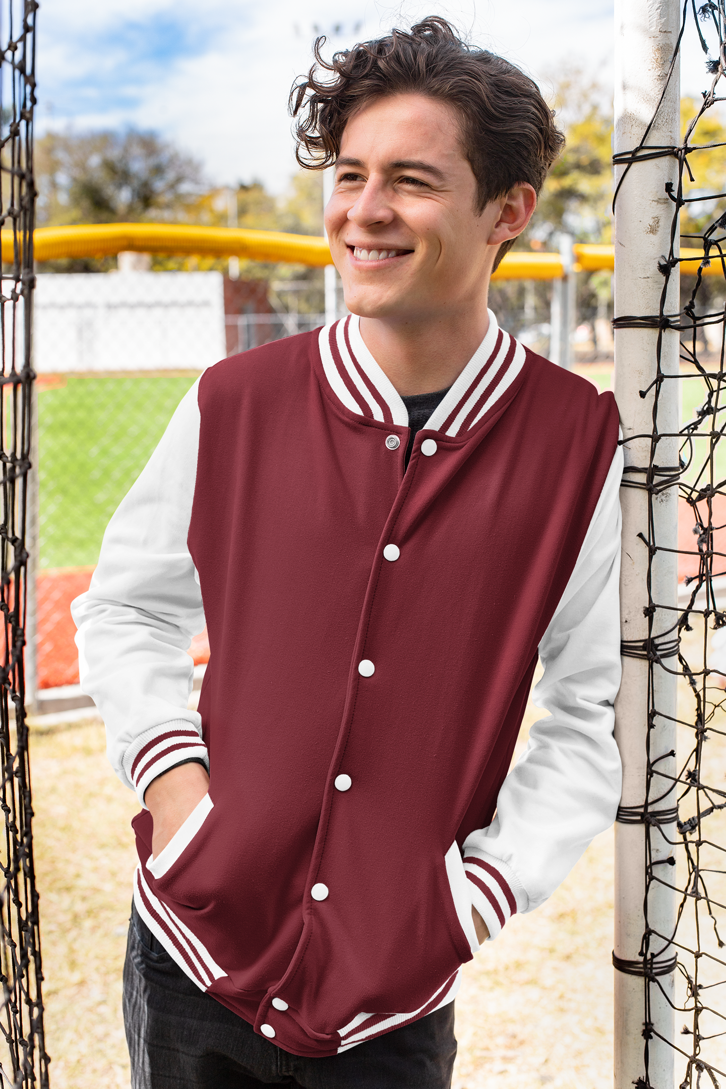 Customised Varsity Jacket | Maroon