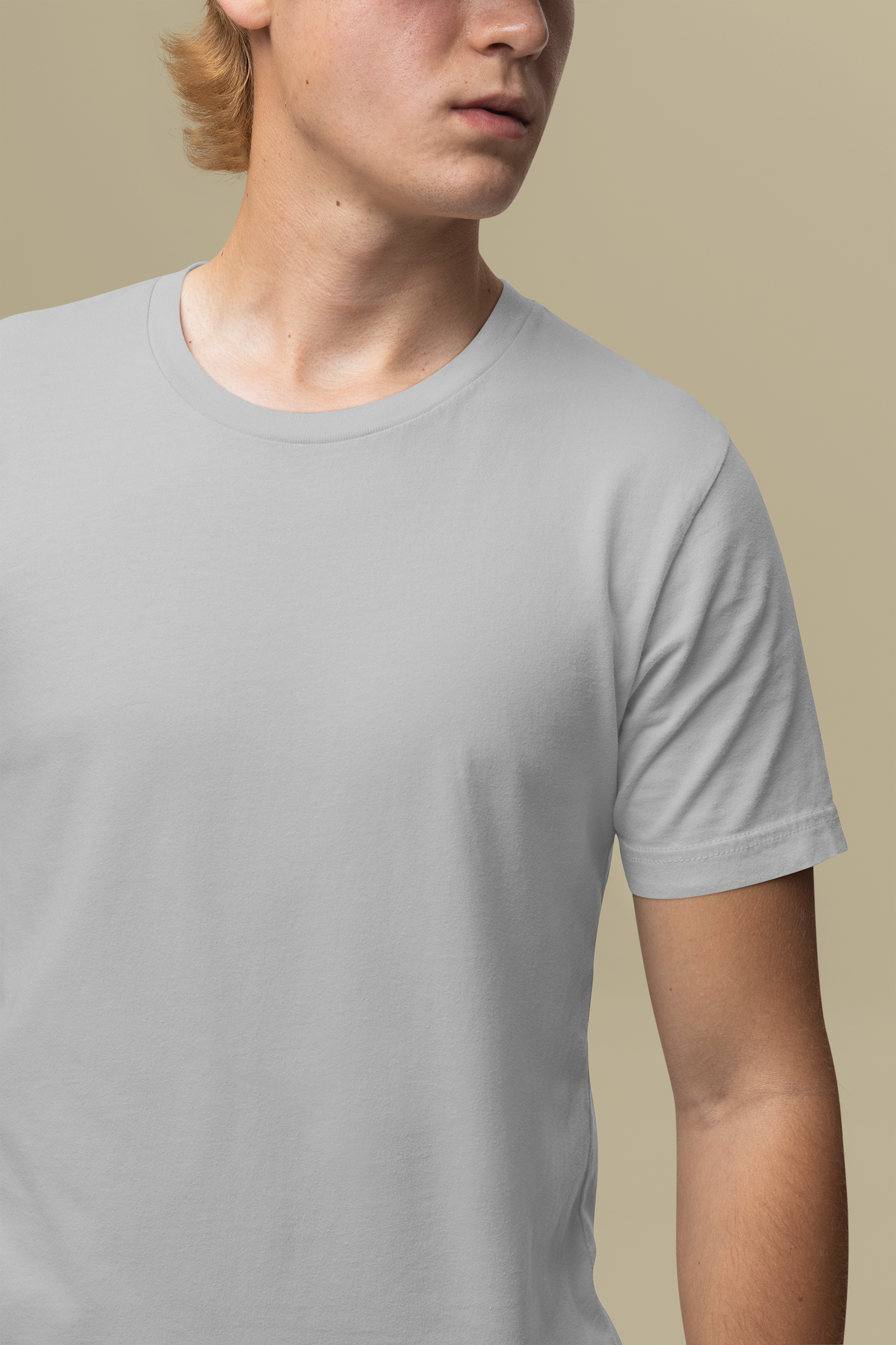 Customised Supima T-Shirt | Grey