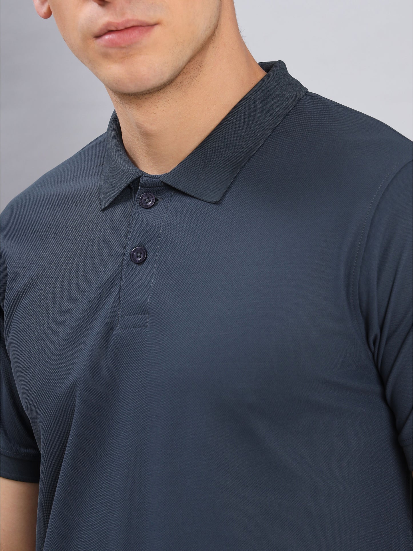 Customised Pique Polo | Carbon