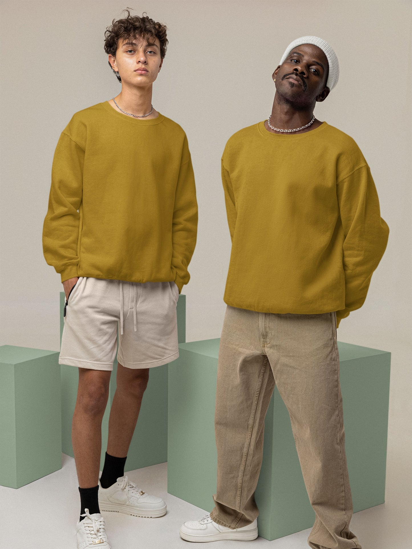 Customised Unisex Sweatshirt | Yellow