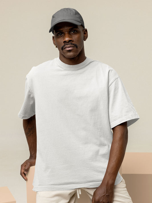 Customised Unisex Oversized T-Shirt | White