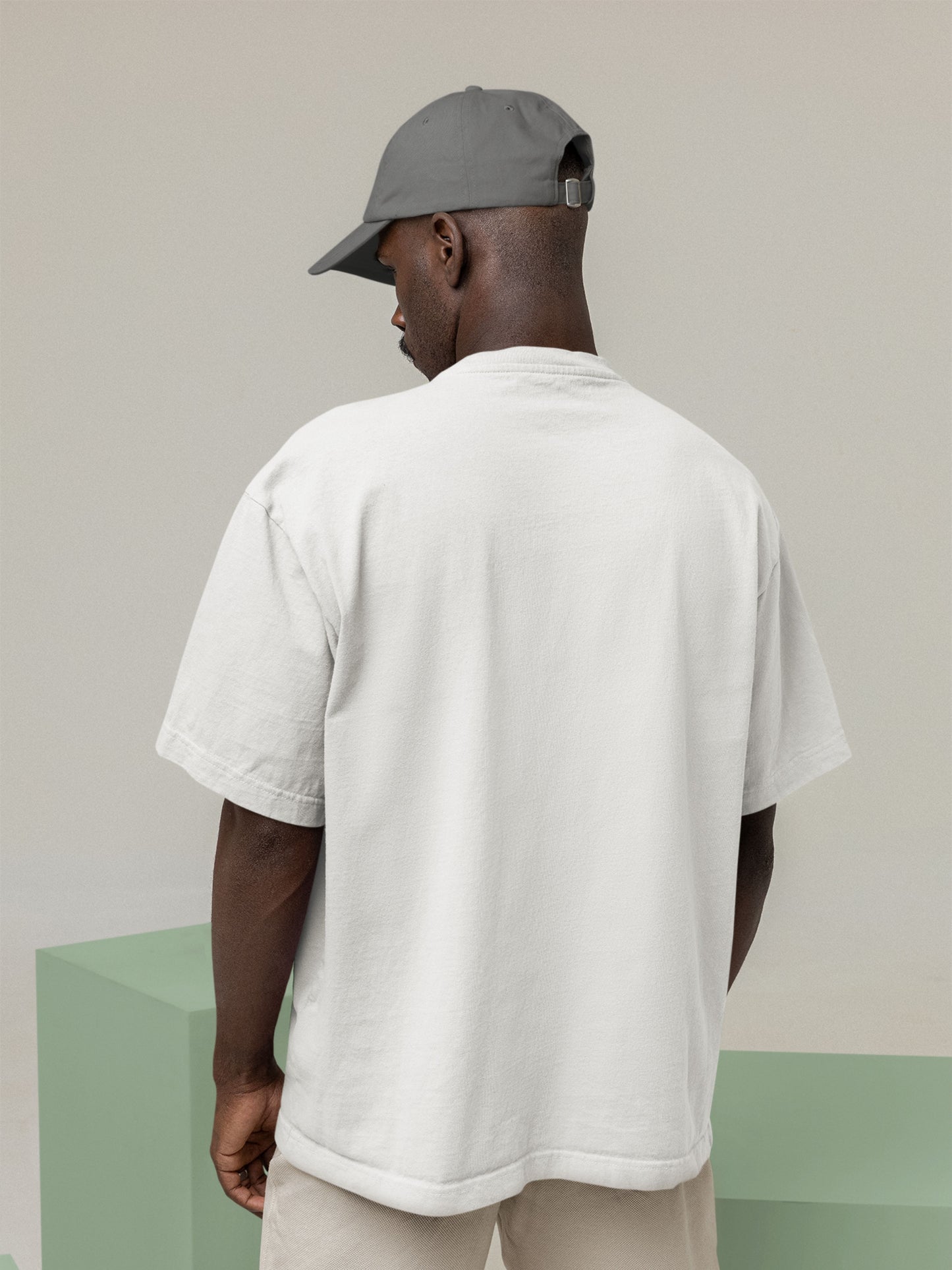 Customised Unisex Oversized T-Shirt | White