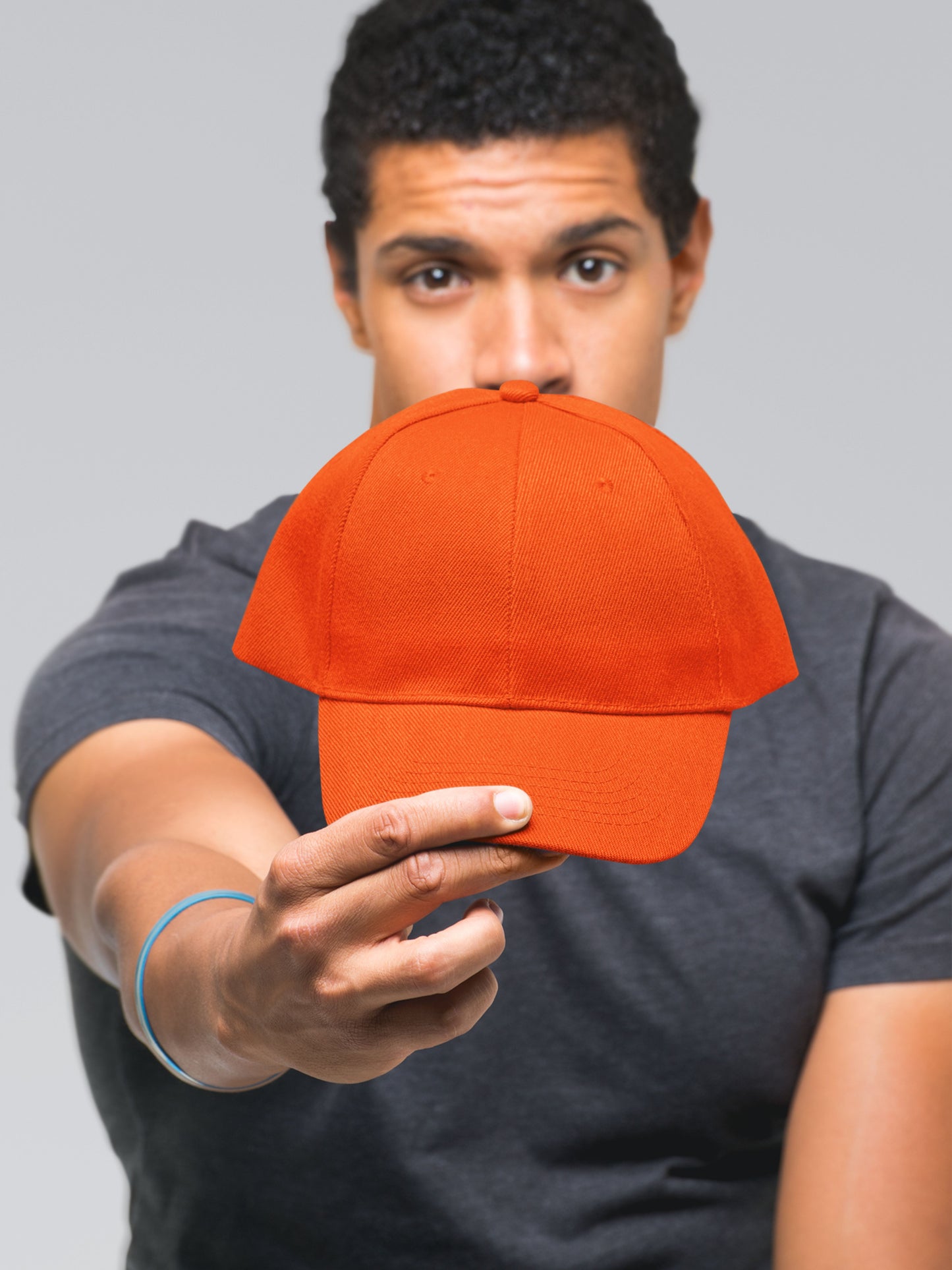 Customised Baseball Caps | Orange