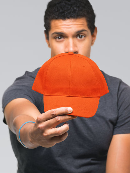 Customised Baseball Caps | Orange