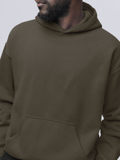 Customised Unisex Hoodie | Olive