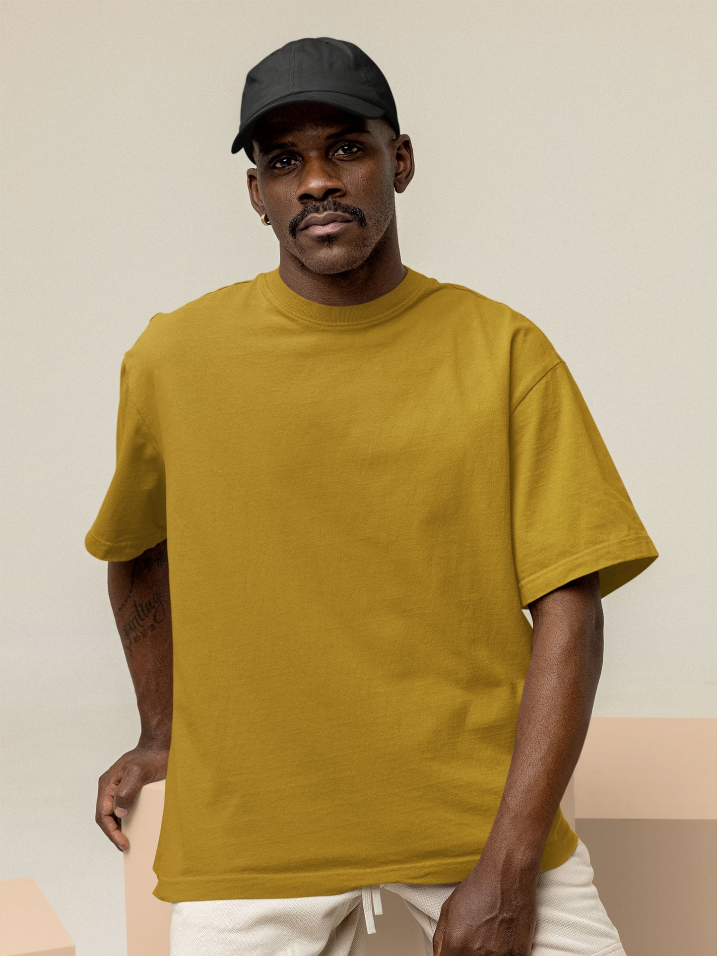 Customised Unisex Oversized T-Shirt | Yellow