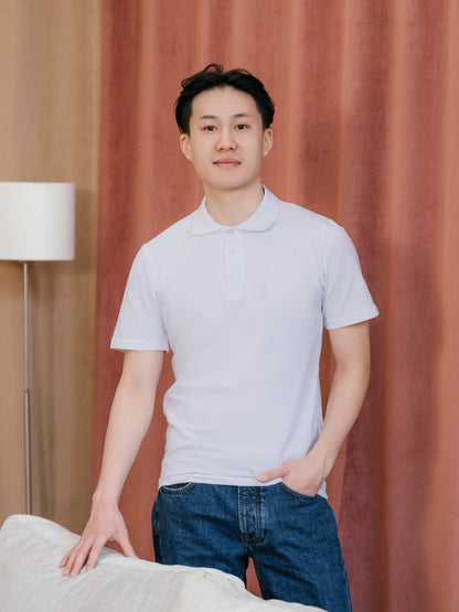 Customised Cotton Polo | Grey