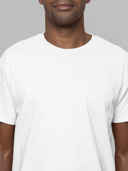 Customised Unisex Cotton T-Shirt | White