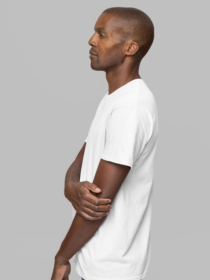 Customised Unisex Cotton T-Shirt | White