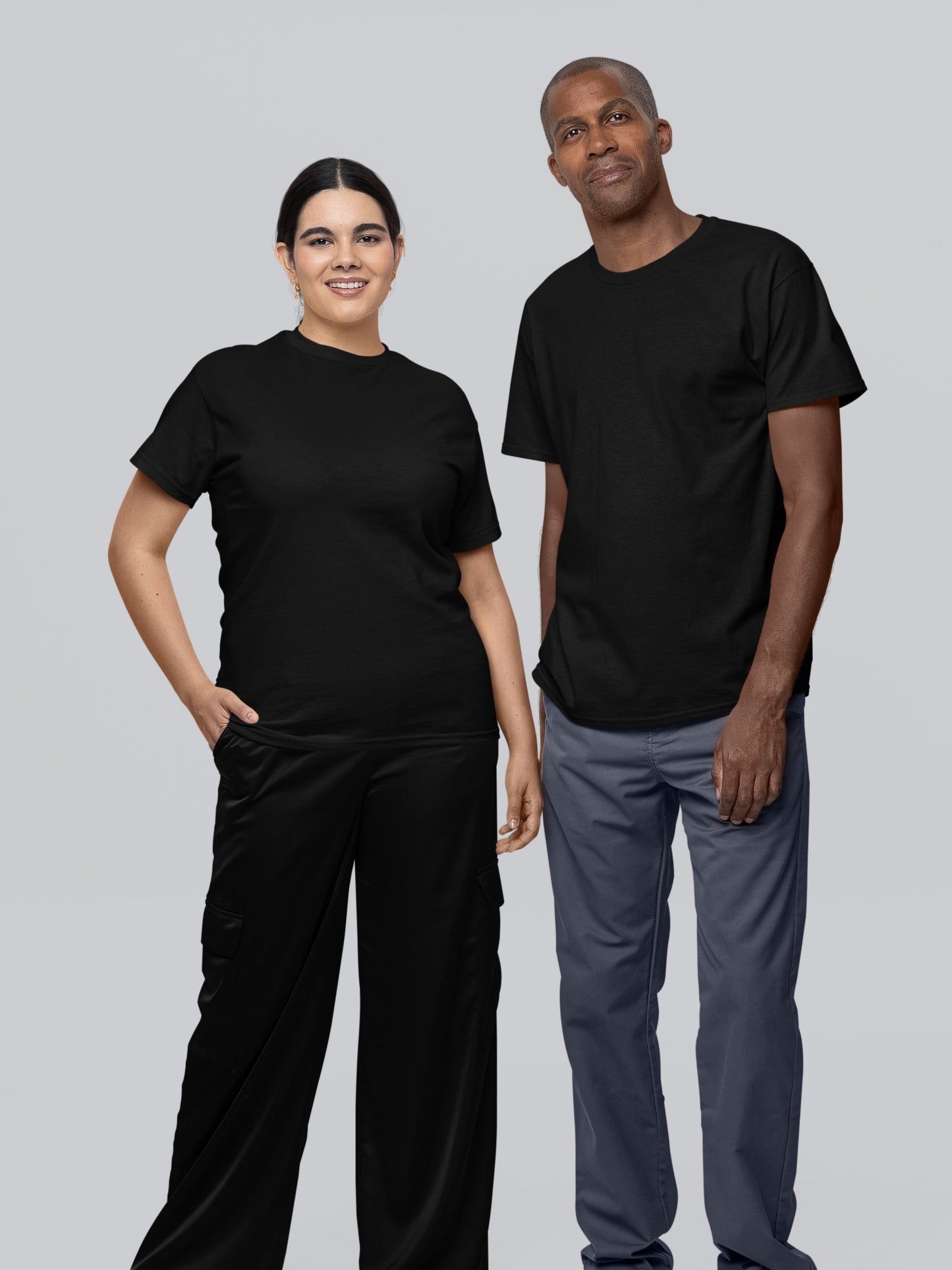 Customised Unisex Cotton T-Shirt | Black