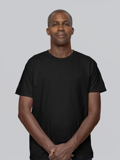 Customised Unisex Cotton T-Shirt | Black