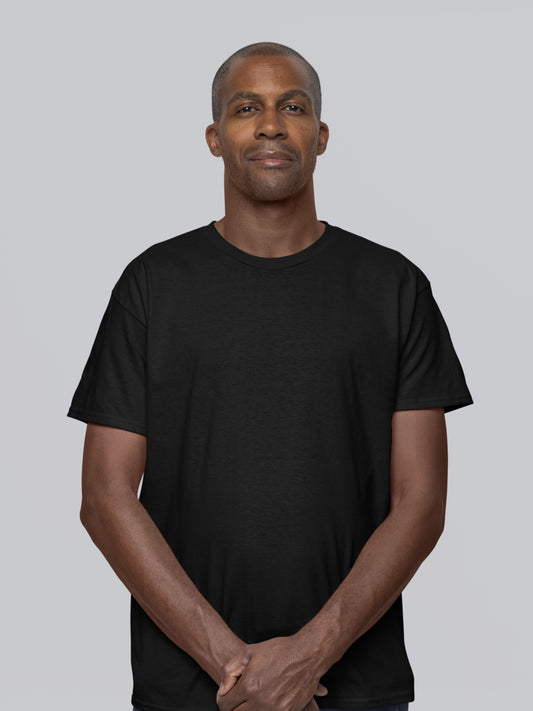 Customised Unisex Cotton T-Shirt | Black