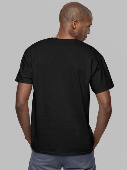 Customised Unisex Cotton T-Shirt | Black