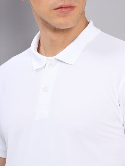 Customised Pique Polo | White