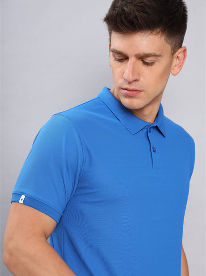 Customised Pique Polo | Blue