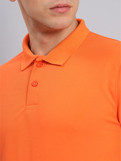 Customised Pique Polo | Orange