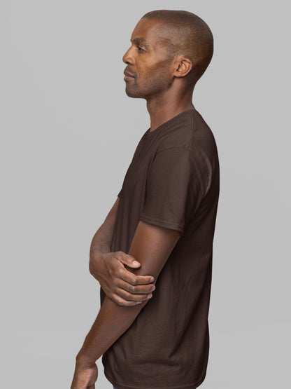 Customised Unisex Cotton T-Shirt | Brown