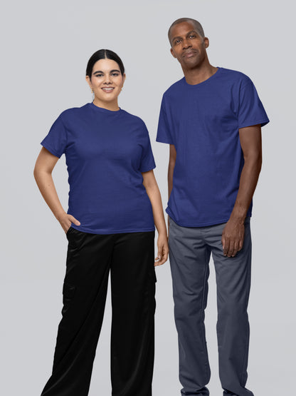 Customised Unisex Cotton T-Shirt | Navy