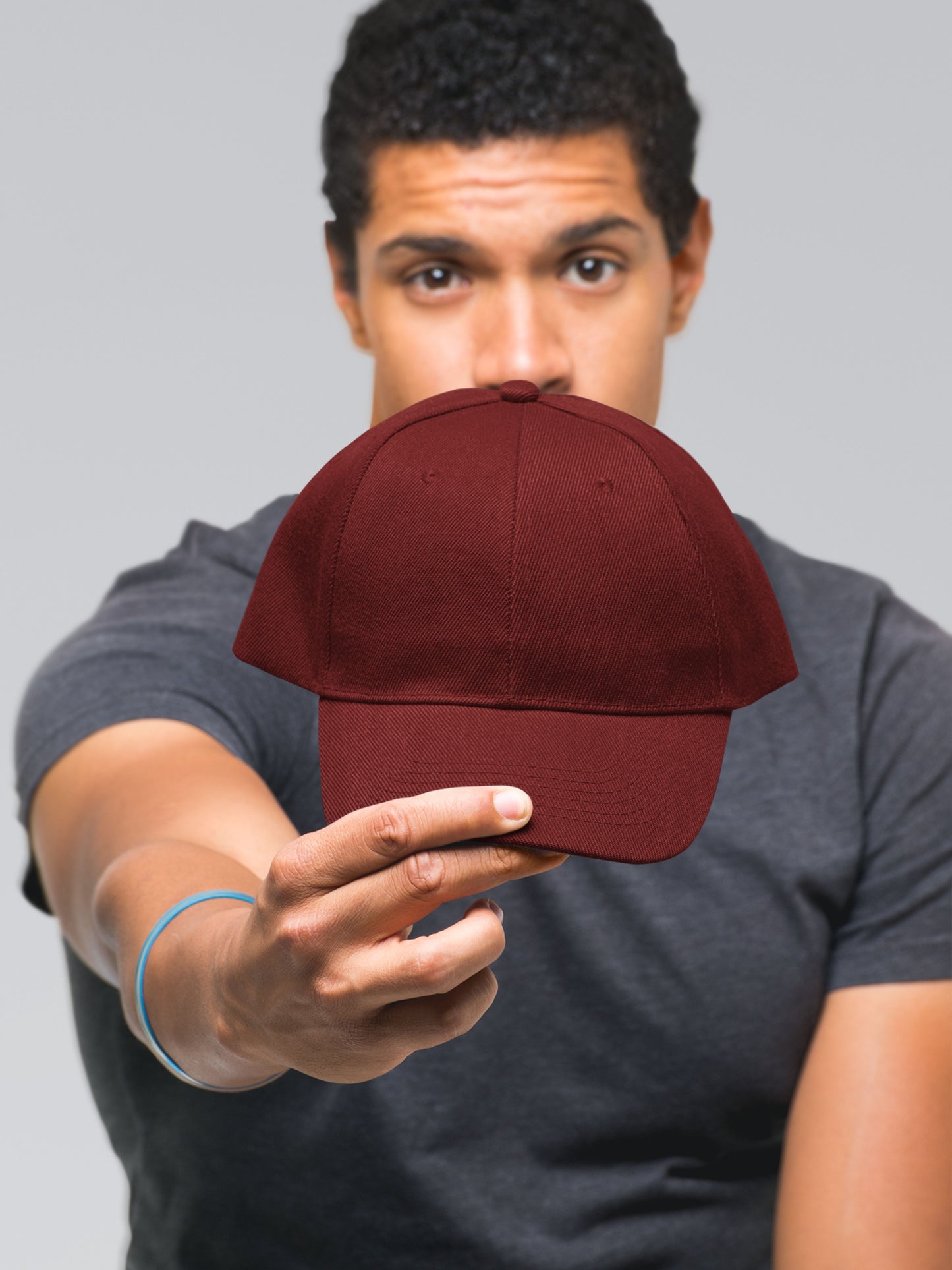 Customised Baseball Caps | Maroon