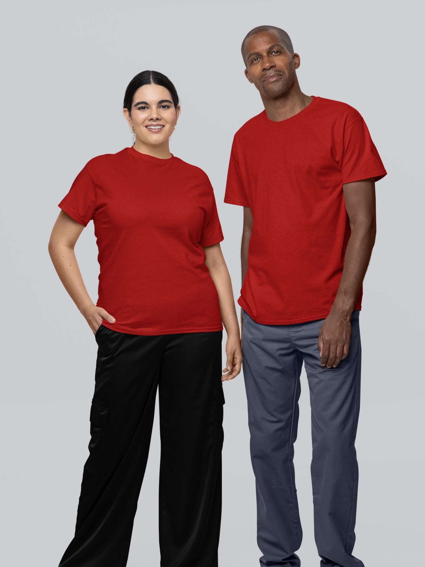 Customised Unisex Cotton T-Shirt | Red