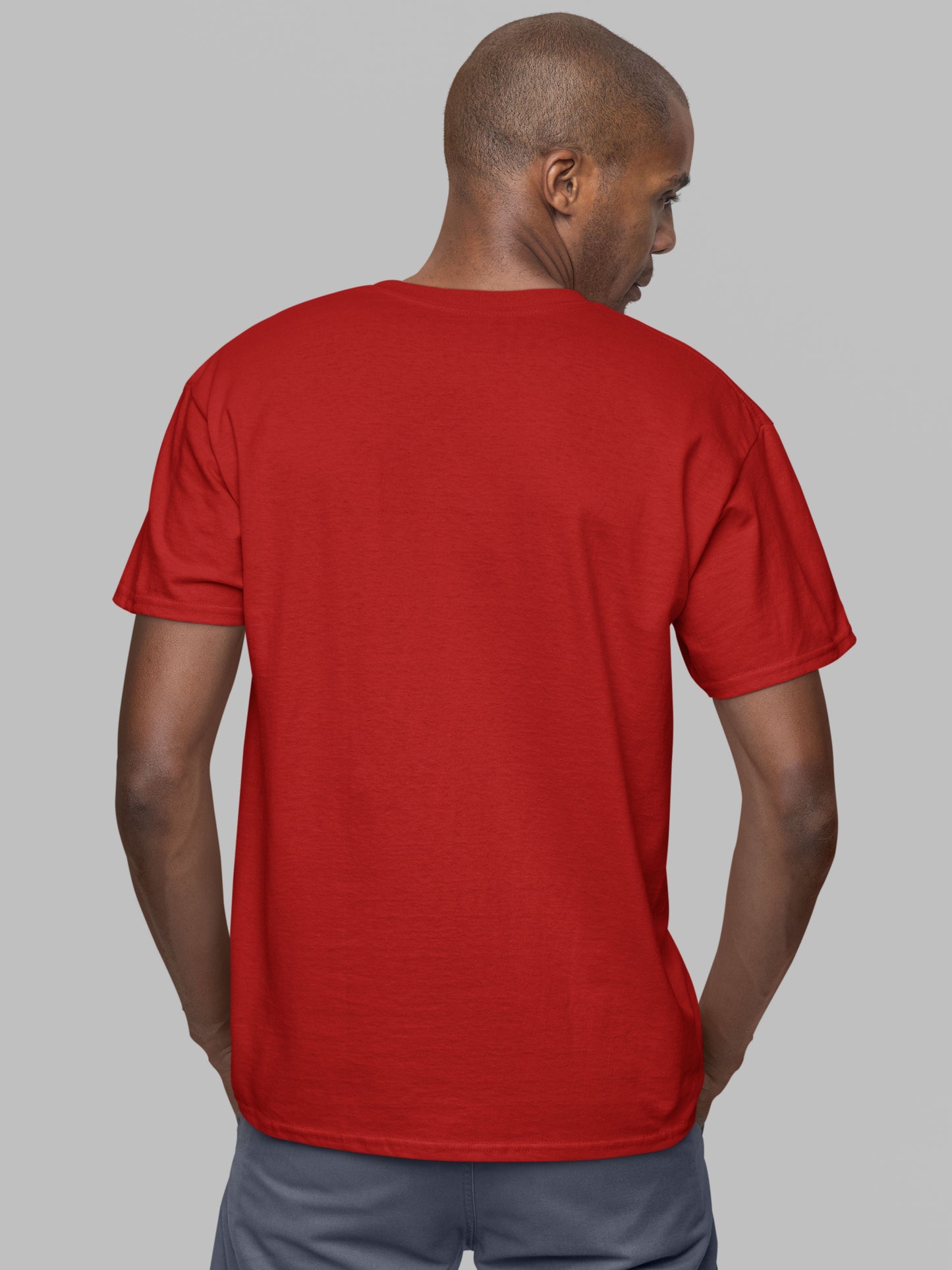 Customised Unisex Cotton T-Shirt | Red