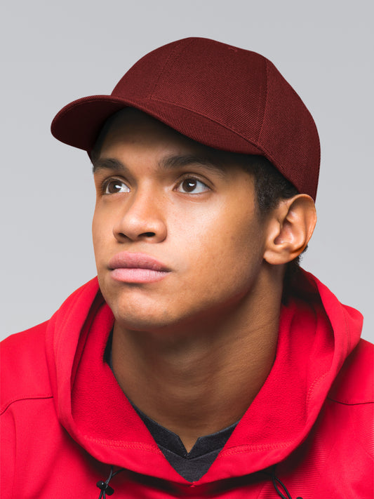 Customised Baseball Caps | Maroon