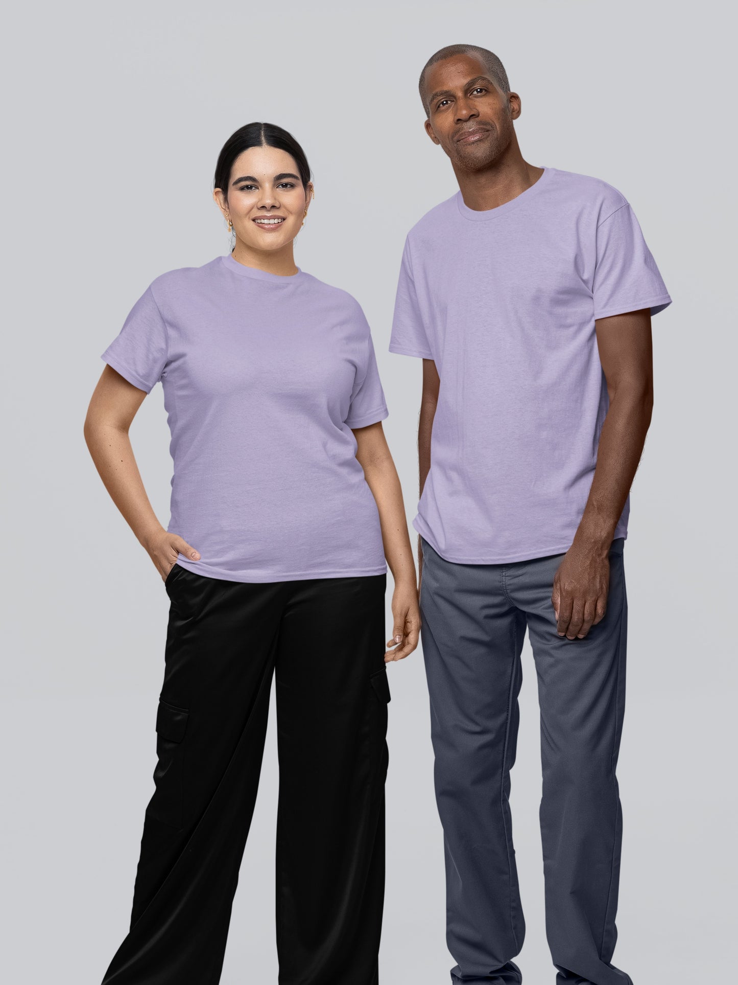 Customised Unisex Cotton T-Shirt | Lavender