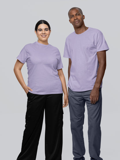 Customised Unisex Cotton T-Shirt | Lavender