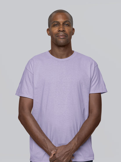 Customised Unisex Cotton T-Shirt | Lavender