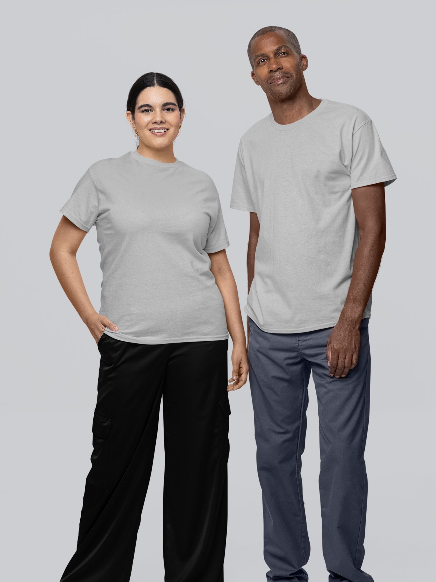 Customised Unisex Cotton T-Shirt | Grey